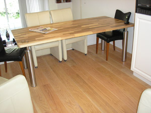 rood eiken parketvloer